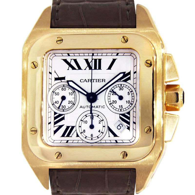Cartier Santos 100 | 18K Yellow Gold
