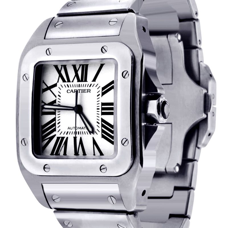 Cartier Santos 100 | Stainless Steel | 38 Mm