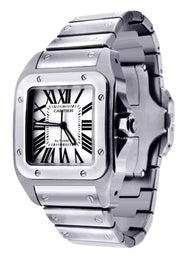 Cartier Santos 100 | Stainless Steel | 38 Mm