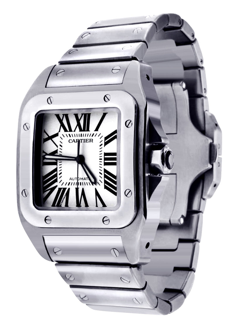 Cartier Santos 100 | Stainless Steel | 38 Mm