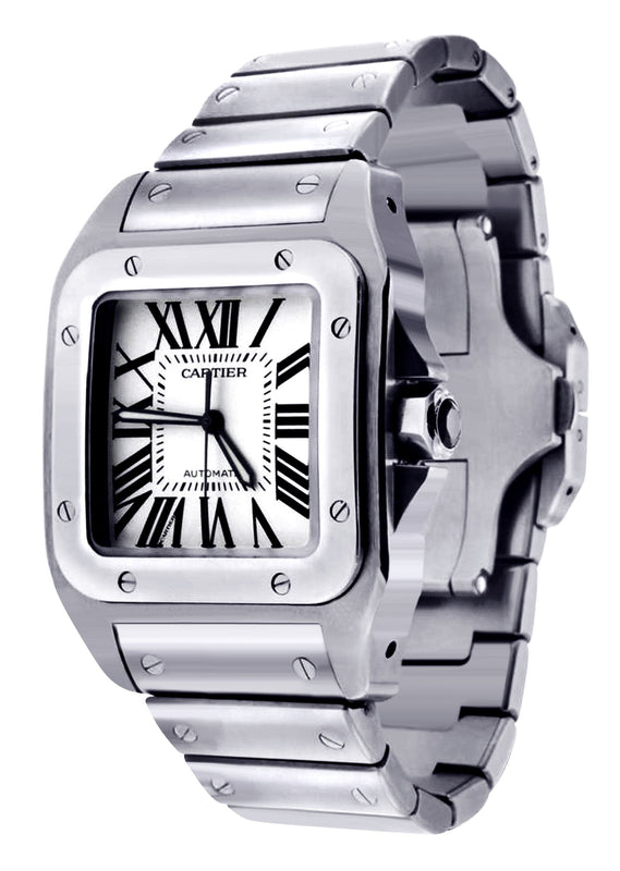 Cartier Santos 100 | Stainless Steel | 38 Mm