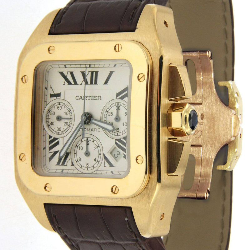 Cartier Santos 100 | 18K Yellow Gold