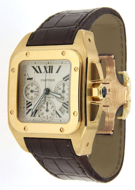 Cartier Santos 100 | 18K Yellow Gold