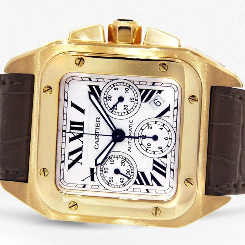 Cartier Santos 100 | 18K Yellow Gold