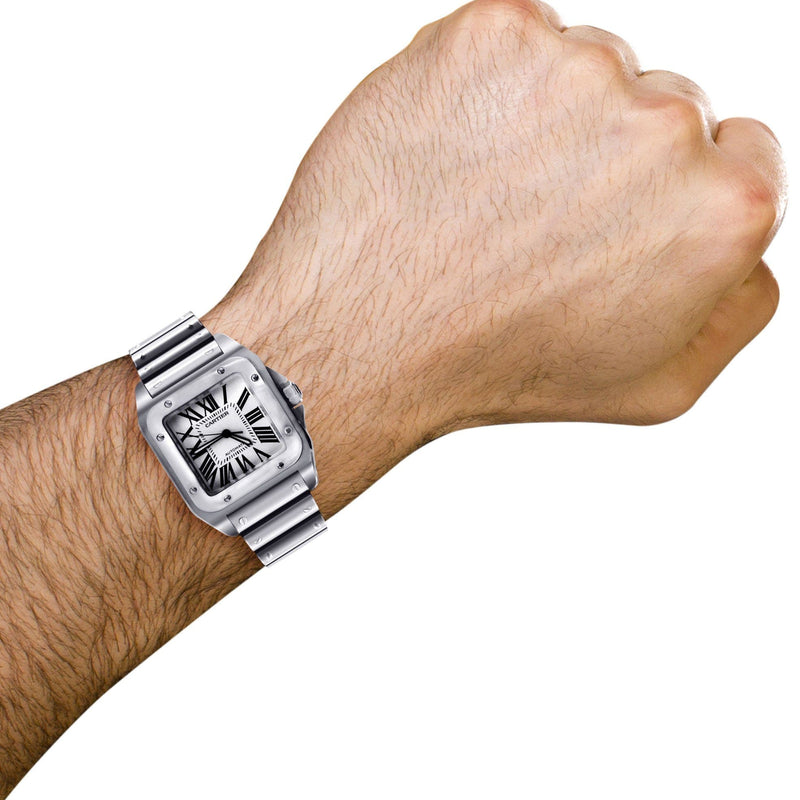 Cartier Santos 100 | Stainless Steel | 38 Mm