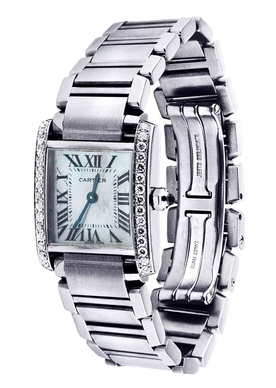 Cartier Tank Francaise Watch For Women | Stainless Steel | 20 Mm