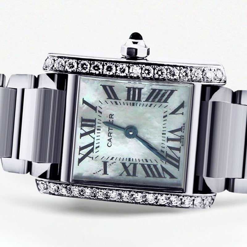 Cartier Tank Francaise Watch For Women | Stainless Steel | 20 Mm