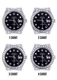 116200 | Hidden Clasp | Rolex Datejust  Watch | 36Mm | Black Dial | Jubilee Band