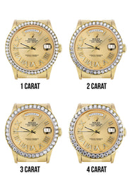 Rolex Day-Date | Presidential | Model 18238 | 18K Yellow Gold | Diamond Bezel | Gold Diamond Roman
