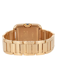 CARTIER TANK ANGLAISE WATCH IN 18K ROSE GOLD | SILVER ROMAN DIAL | 39 MM
