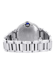 CARTIER BALLON BLEU WATCH 33 MM STAINLESS STEEL | SILVER ROMAN DIAL