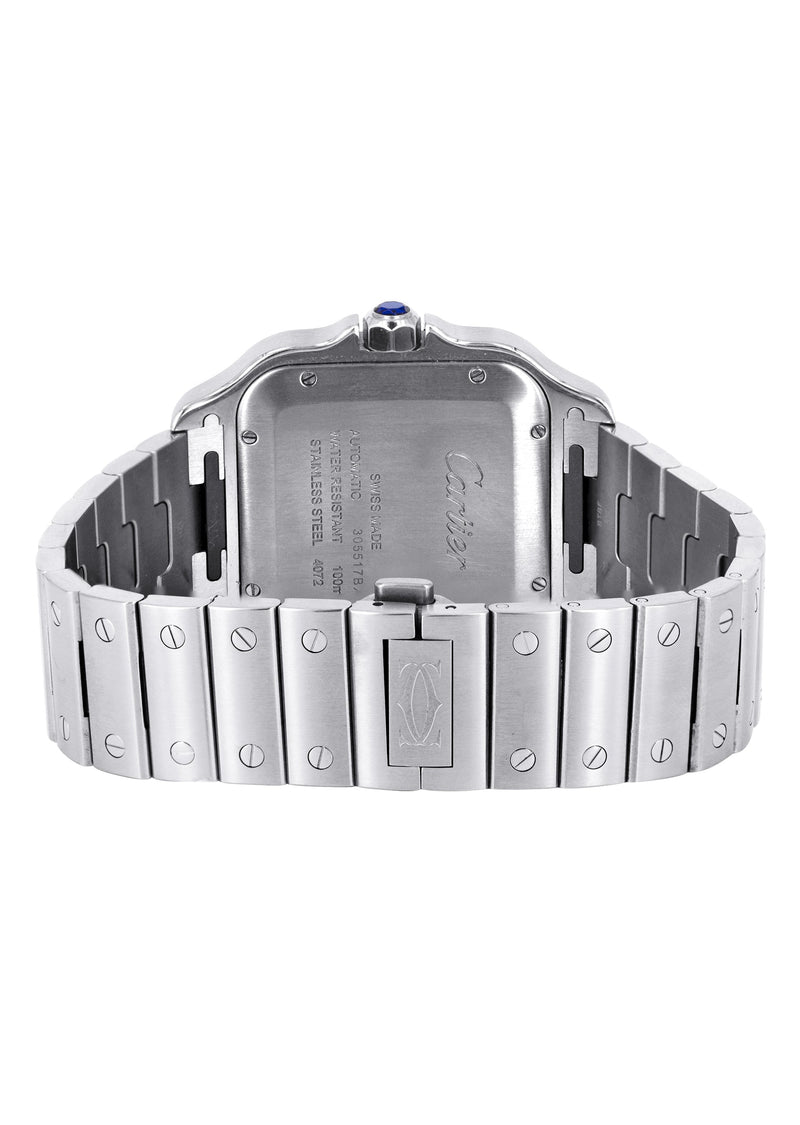 CARTIER SANTOS WATCH IN STAINLESS STEEL | GREY DIAL | 40 MM