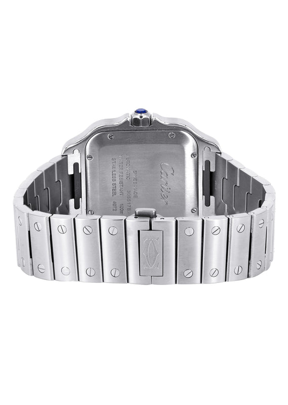 CARTIER SANTOS WATCH IN STAINLESS STEEL | GREY DIAL | 40 MM