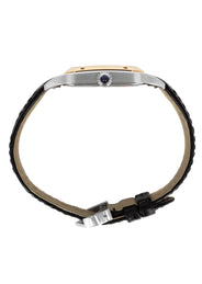 CARTIER SANTOS DUMONT WATCH IN STAINLESS STEEL & 18K GOLD | WHITE DIAL | 43.5 MM