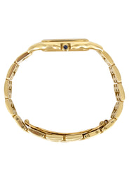 CARTIER PANTHERE WATCH IN 18K GOLD | WHITE DIAL | 27 MM