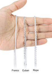 14K White Gold Angel Wing Diamond Necklace  | 1.75 Carats