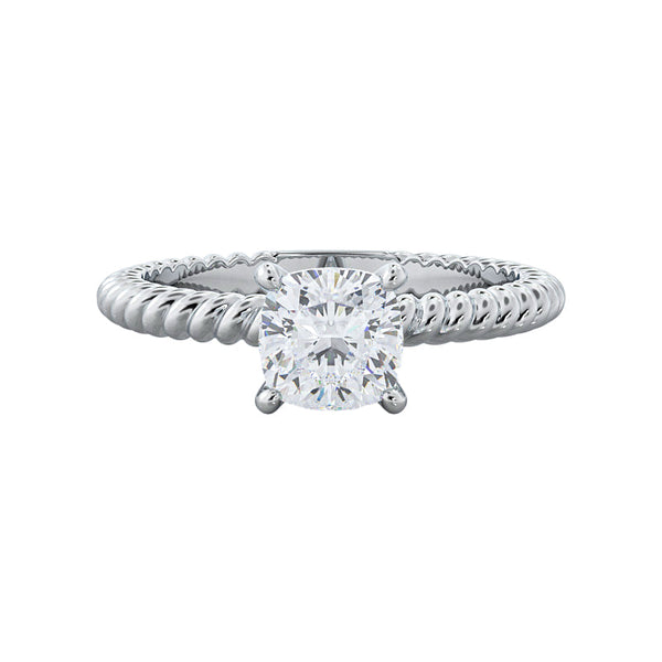 Charlotte 2ct Cushion engagement ring setting