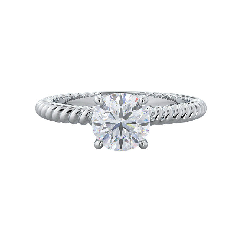 Charlotte 2ct Round engagement ring setting