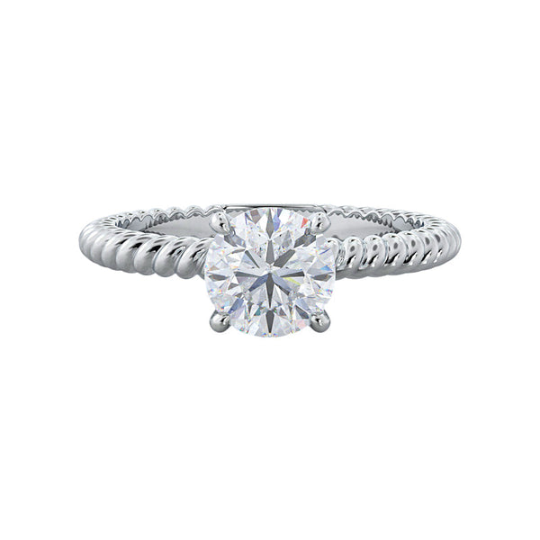 Charlotte 2ct Round engagement ring setting