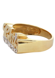 14K Diamond Gold Name Ring | Appx. 6 Grams