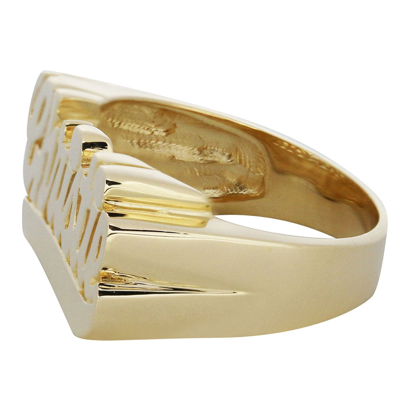 14K Cursive Gold Name Ring | Appx. 4.5 Grams