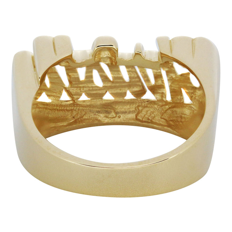 14K Cursive Gold Name Ring | Appx. 4.5 Grams