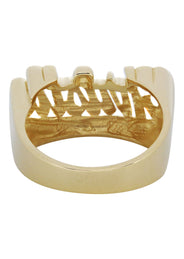 14K Cursive Gold Name Ring | Appx. 4.5 Grams