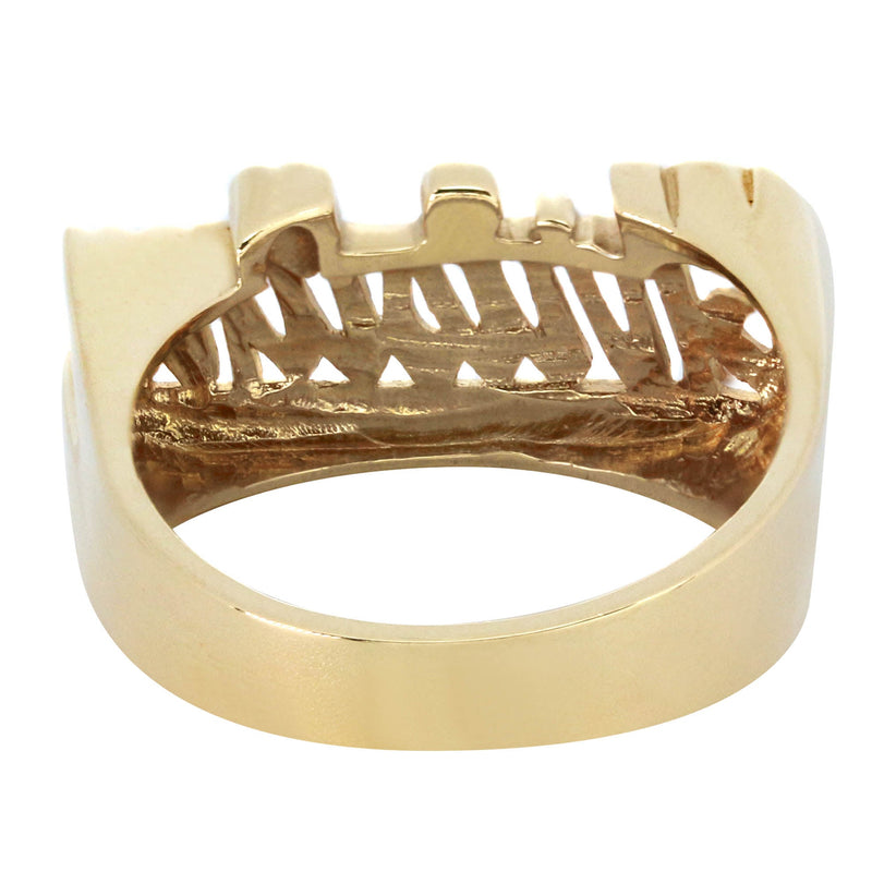 14K Script Gold Name Ring | Appx. 5.5 Grams