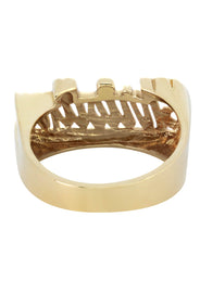 14K Script Gold Name Ring | Appx. 5.5 Grams