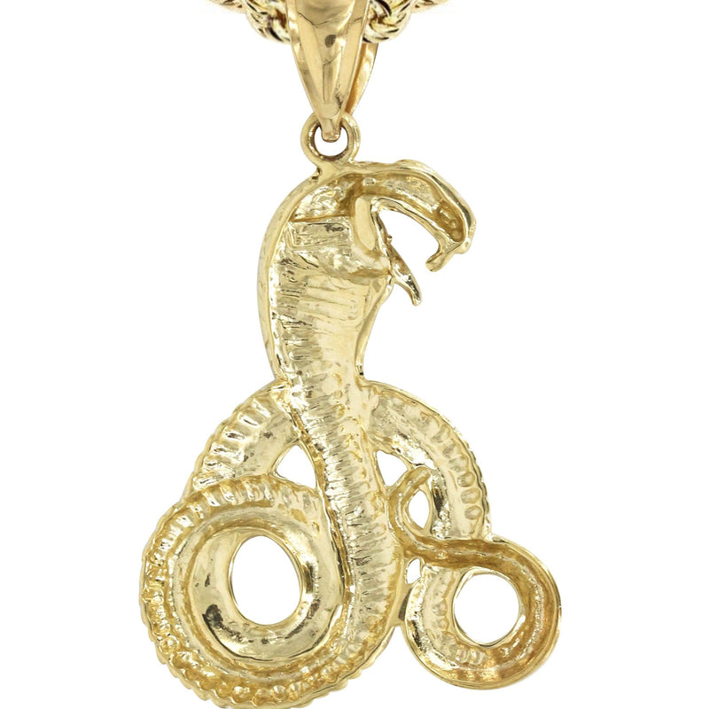 10K Yellow Gold Cobra Necklace | Appx. 18.1 Grams