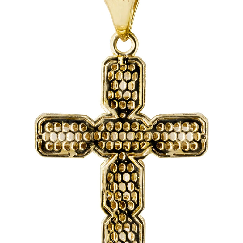 10K Yellow Gold Cross  3 Necklace | Appx. 14.7 Grams