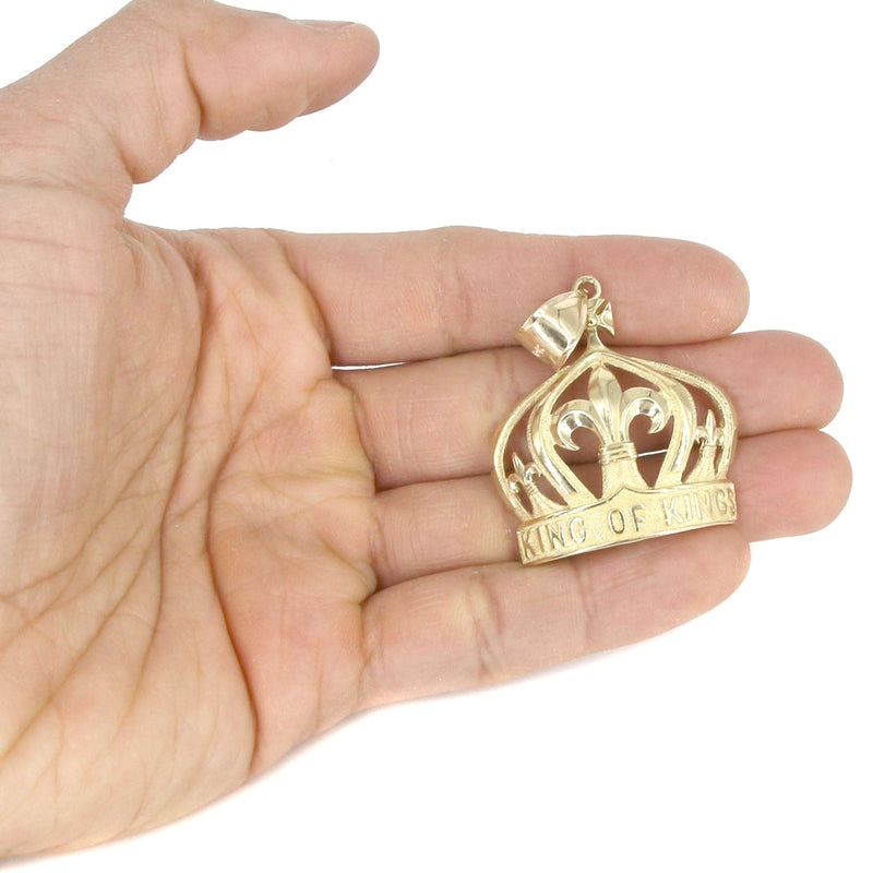 10K Yellow Gold Crown Necklace | Appx. 20.2 Grams