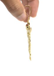 10K Gold Crucifix Pendant  |  Customizable Pendant