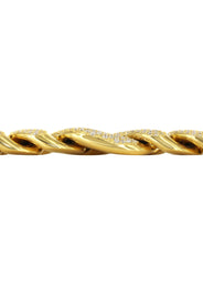 Diamond Gucci Puff Cuban Chain ( 18 MM )