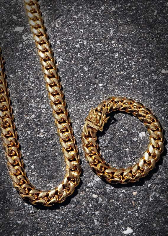 10K Gold Cz Cuban Ring For Men | 5 Grams