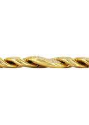 Diamond Puff Gucci Miami Cuban Link Bracelet ( 18 MM )