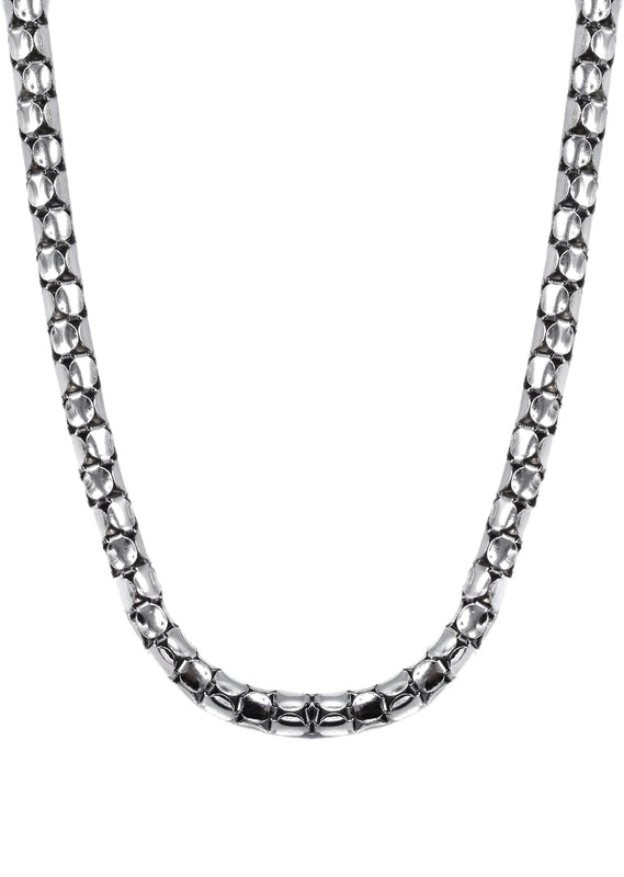 Silver Chain - Mens White Chain / Coreana Chain