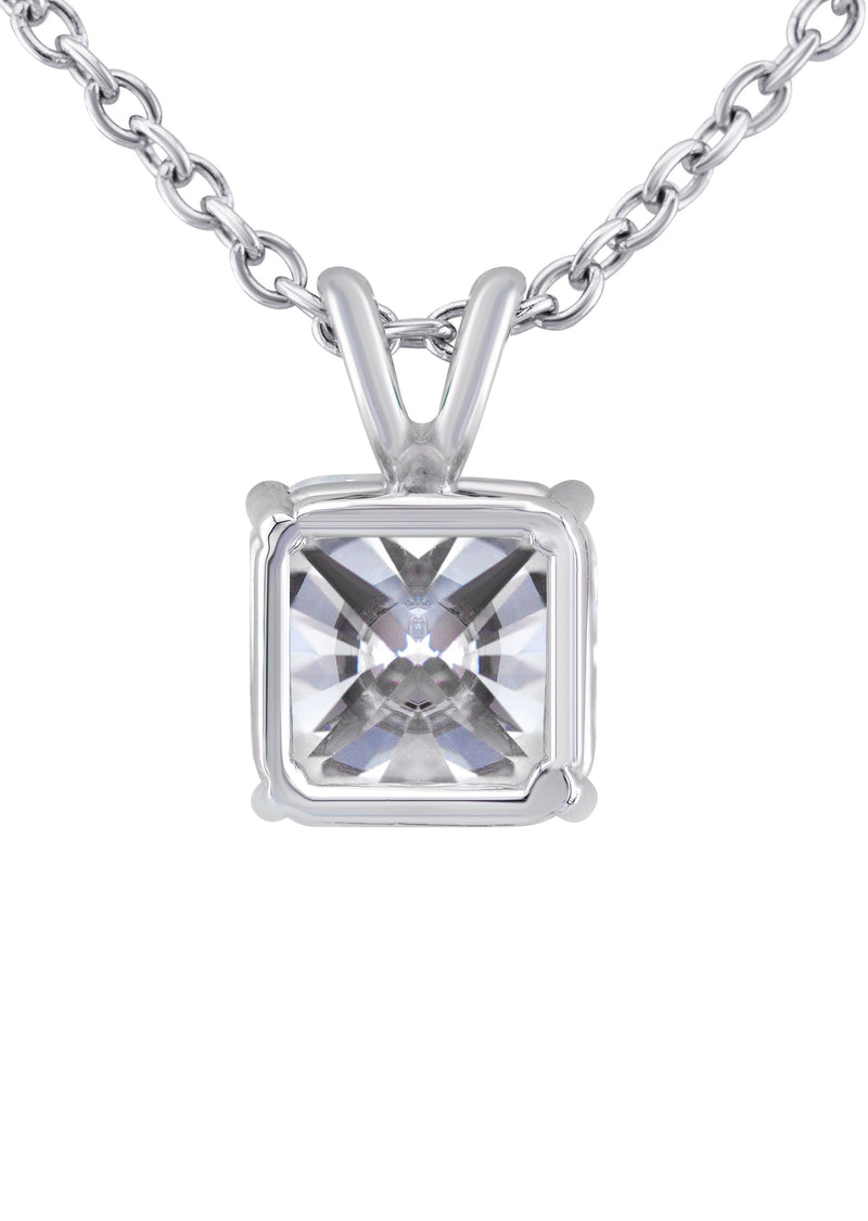 Women Jewelry - Diamond Necklace For Women | Lab Grown Cushion Diamond Solitaire Pendant