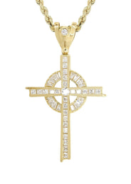 10K Yellow Gold Cross Necklace | Appx. 18.3 Grams