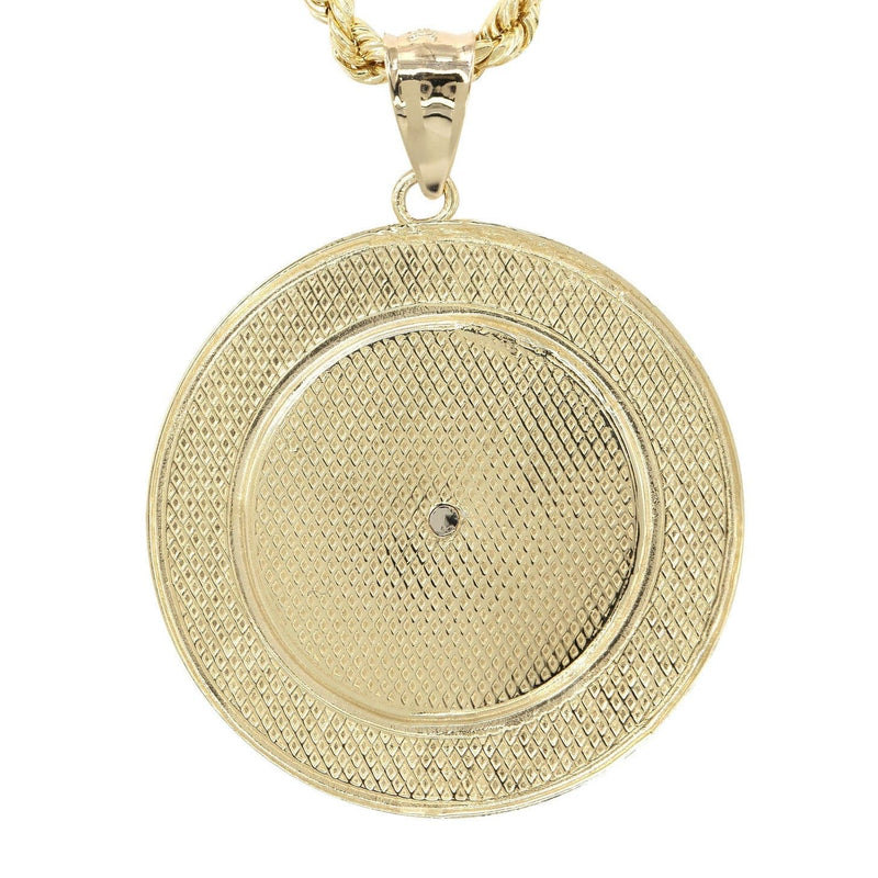 10K Yellow Gold Medusa Style Necklace | Appx. 14 Grams
