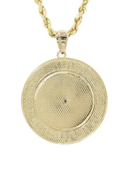 10K Yellow Gold Medusa Style Necklace | Appx. 14 Grams