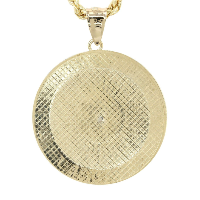 10K Yellow Gold Medusa Style Necklace | Appx. 18.4 Grams