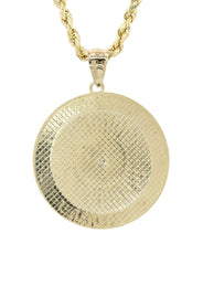 10K Yellow Gold Medusa Style Necklace | Appx. 18.4 Grams