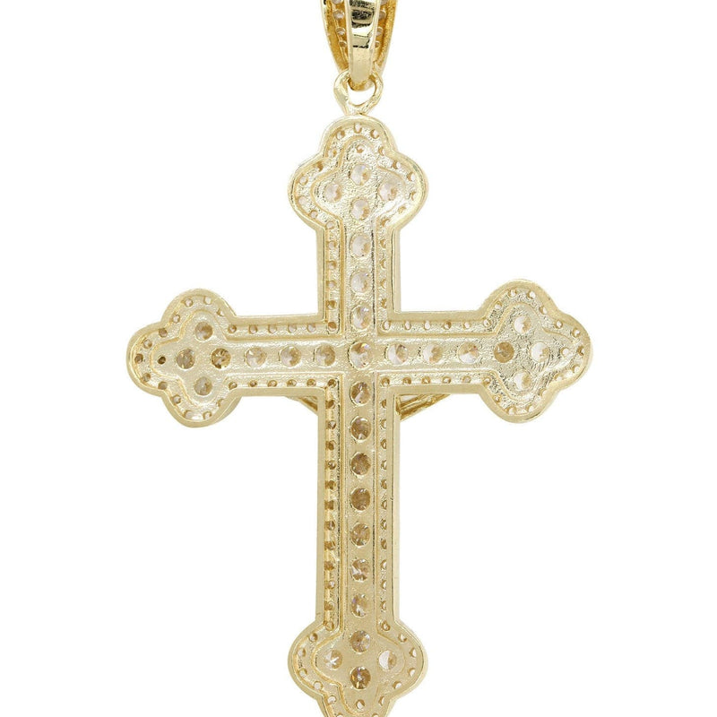 10K Yellow Gold Cross /Crucifix Necklace | Appx. 17.9 Grams
