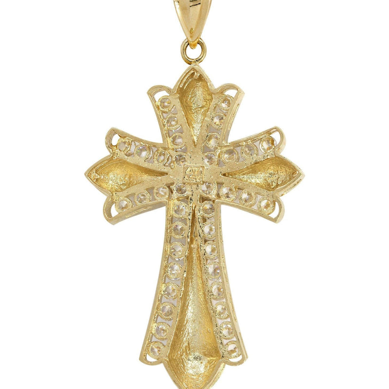 10K Yellow Gold Cross Necklace | Appx. 19 Grams