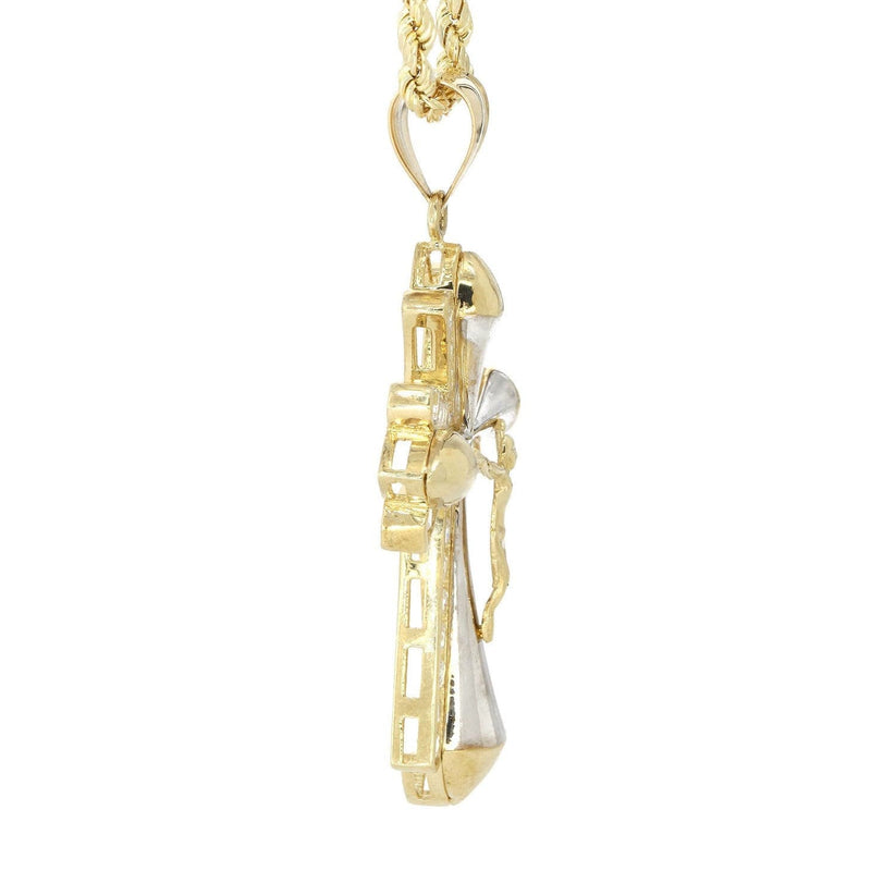 10K Yellow Gold Cross Necklace | Appx. 19 Grams