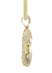 10K Yellow Gold Jesus Piece Chain | Appx. 18.7 Grams