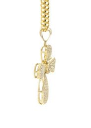 10K Yellow Gold Cross Necklace | Appx. 17.3 Grams