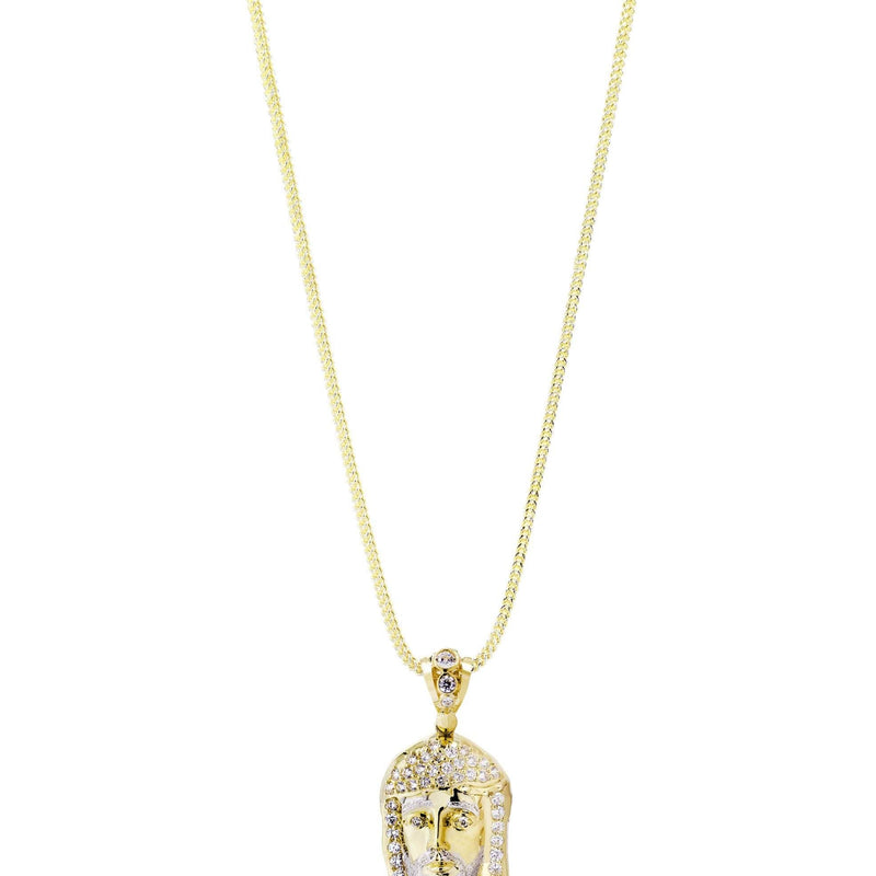 10K Yellow Gold Jesus Piece Chain | Appx. 21.5 Grams