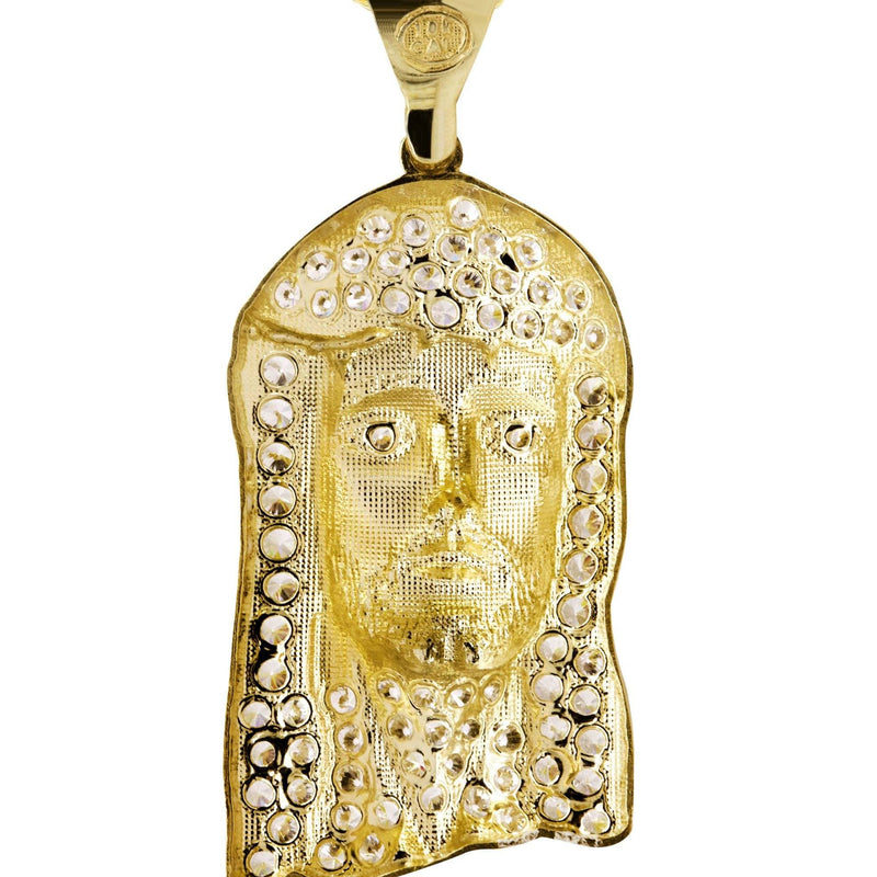 10K Yellow Gold Jesus Piece Chain | Appx. 21.5 Grams